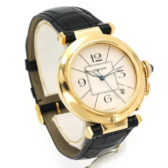 Cartier Watch Pasha 18K Yellow Gold 38mm Automatic 1992 - Picture 3 of 8
